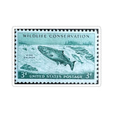Salmon Stamp Sticker