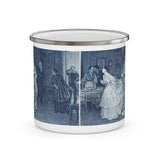 Victorian Stamp Enamel Mug