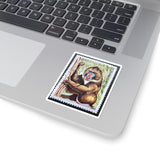 Baboon Africa Stamp Sticker