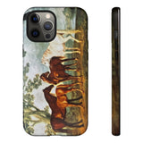 Wild Horses Stamp - Tough Phone Case