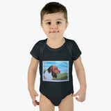 Basset Hound Dog Baby Onesie