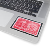 Alexander Hamilton Red Stamp Sticker