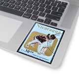 Saint Bernard Dog Stamp Sticker