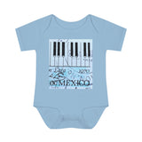 Piano Keys Stamp Baby Onesie