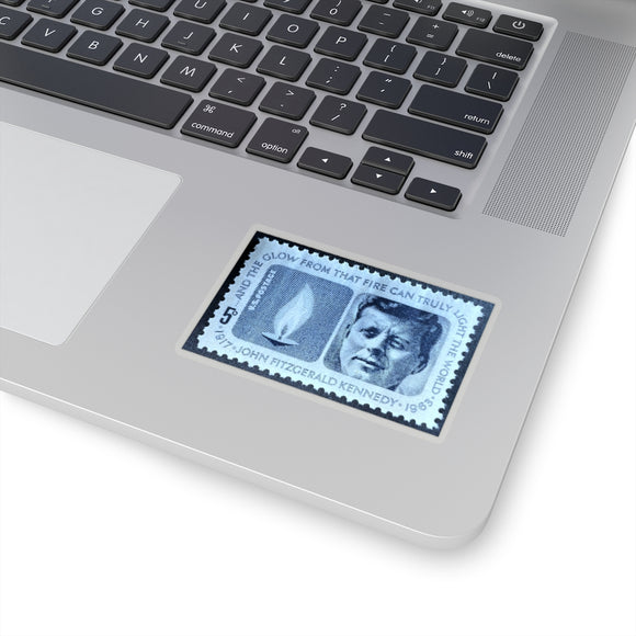 John F Kennedy Stamp Sticker