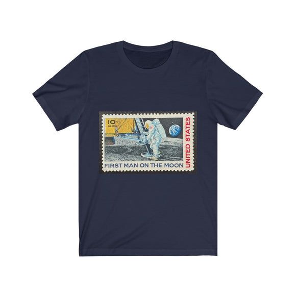 Man on the Moon Stamp T-shirt