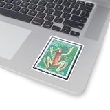 Frog Vintage Stamp Sticker