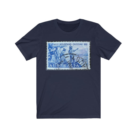 Blue Mountains Australia Stamp T-shirt