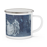 Victorian Stamp Enamel Mug