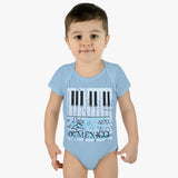 Piano Keys Stamp Baby Onesie