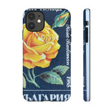 Yellow Rose Flower Tough Phone Case