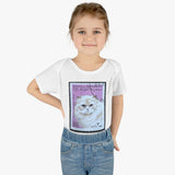 White Persian Cat Stamp Baby Onesie