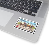 Horse and Carriage Bermuda Stamp Sticker