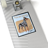 Doberman Dog Stamp Sticker