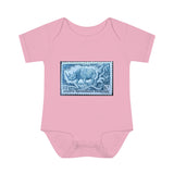 Blue Rhino Stamp Baby Onesie