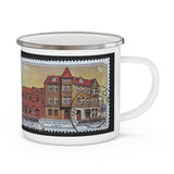 Architecture 1982 Stamp Enamel Mug