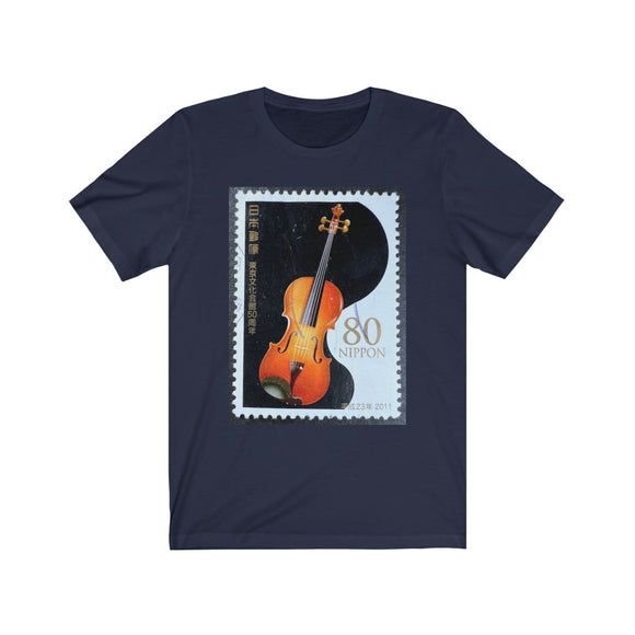 Violin Stamp T-shirt