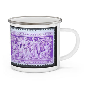 Liberty Under Law Stamp Enamel Mug