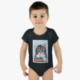 Kitten Stamp Baby Onesie