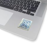 Lincoln Blue Stamp Sticker