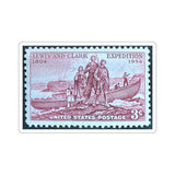Lewis and Clark Stamp Sticker