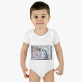 Bible Pages Stamp Baby Onesie