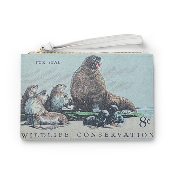 Fur Seal Clutch Bag