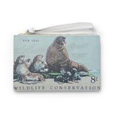 Fur Seal Clutch Bag
