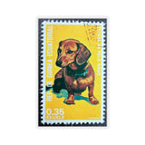 Dachsund Dog Stamp Sticker