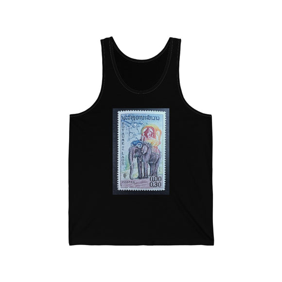 Elephant Stamp Tank Top