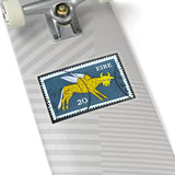 Flying Cow Stamp Sticker
