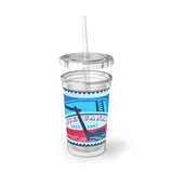 Erie Canal Stamp Acrylic Cup