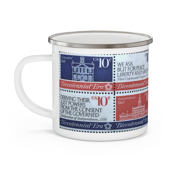 Congress Stamp Enamel Mug