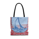 Sail Boat Tote Bag