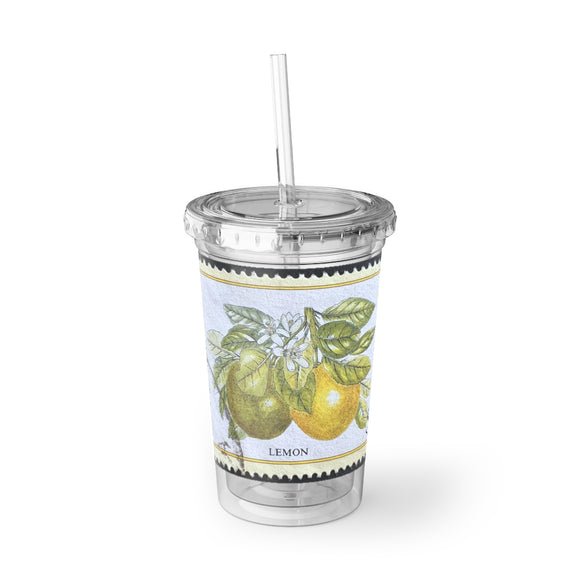 Lemon Stamp Acrylic Cup