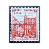 Columbian Castle Stamp Sticker