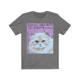 White Cat Stamp T-shirt