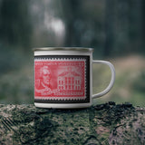 Alexander Hamilton Stamp Enamel Mug