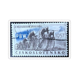 Bicycles 1957 Stamp Sticker