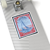 Sail Boat Stamp Sticker