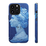 Queen Blue Stamp - Tough Phone Case