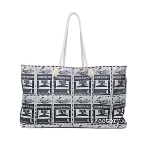 Freedom of the Press Stamp Travel Bag