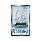 Mexico Ship Stamp Sticker