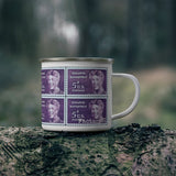 Eleanore Roosevelt Stamp Enamel Mug