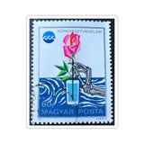 Skeleton Rose Stamp Sticker