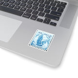 Blue Eagle Stamp Sticker