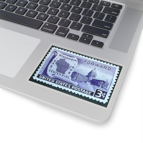 Wisconsin State Stamp Sticker