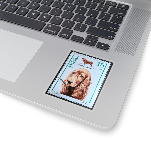 Cocker Spaniel Dog Stamp Sticker