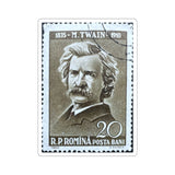 Mark Twain Stamp Sticker