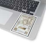 Ship Wheel Stamp Sticker